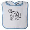 Infant Contrast Trim Terry Bib Thumbnail