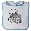 Infant Contrast Trim Terry Bib Thumbnail
