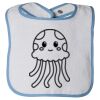 Infant Contrast Trim Terry Bib Thumbnail