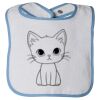 Infant Contrast Trim Terry Bib Thumbnail