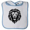 Infant Contrast Trim Terry Bib Thumbnail