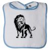 Infant Contrast Trim Terry Bib Thumbnail