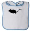 Infant Contrast Trim Terry Bib Thumbnail