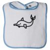 Infant Contrast Trim Terry Bib Thumbnail