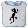 Infant Contrast Trim Terry Bib Thumbnail