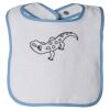 Infant Contrast Trim Terry Bib Thumbnail