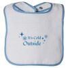 Infant Contrast Trim Terry Bib Thumbnail