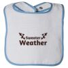 Infant Contrast Trim Terry Bib Thumbnail