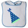 Infant Contrast Trim Terry Bib Thumbnail