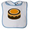 Infant Contrast Trim Terry Bib Thumbnail