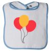 Infant Contrast Trim Terry Bib Thumbnail