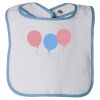 Infant Contrast Trim Terry Bib Thumbnail