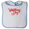 Infant Contrast Trim Terry Bib Thumbnail