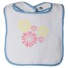 Infant Contrast Trim Terry Bib Thumbnail
