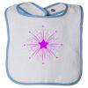 Infant Contrast Trim Terry Bib Thumbnail