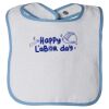 Infant Contrast Trim Terry Bib Thumbnail