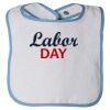 Infant Contrast Trim Terry Bib Thumbnail