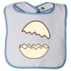 Infant Contrast Trim Terry Bib Thumbnail