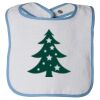 Infant Contrast Trim Terry Bib Thumbnail