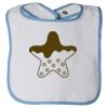 Infant Contrast Trim Terry Bib Thumbnail