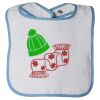 Infant Contrast Trim Terry Bib Thumbnail