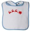 Infant Contrast Trim Terry Bib Thumbnail