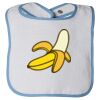 Infant Contrast Trim Terry Bib Thumbnail