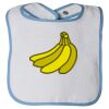 Infant Contrast Trim Terry Bib Thumbnail