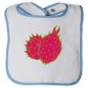 Infant Contrast Trim Terry Bib Thumbnail