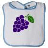 Infant Contrast Trim Terry Bib Thumbnail
