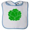 Infant Contrast Trim Terry Bib Thumbnail