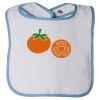 Infant Contrast Trim Terry Bib Thumbnail