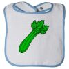 Infant Contrast Trim Terry Bib Thumbnail