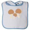 Infant Contrast Trim Terry Bib Thumbnail