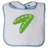 Infant Contrast Trim Terry Bib Thumbnail
