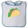 Infant Contrast Trim Terry Bib Thumbnail
