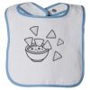 Infant Contrast Trim Terry Bib Thumbnail