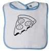 Infant Contrast Trim Terry Bib Thumbnail