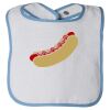 Infant Contrast Trim Terry Bib Thumbnail