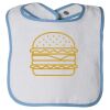 Infant Contrast Trim Terry Bib Thumbnail
