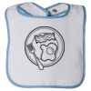 Infant Contrast Trim Terry Bib Thumbnail