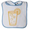 Infant Contrast Trim Terry Bib Thumbnail