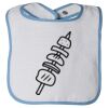 Infant Contrast Trim Terry Bib Thumbnail