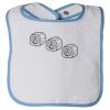 Infant Contrast Trim Terry Bib Thumbnail