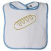 Infant Contrast Trim Terry Bib Thumbnail