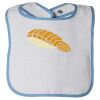 Infant Contrast Trim Terry Bib Thumbnail