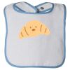 Infant Contrast Trim Terry Bib Thumbnail