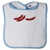 Infant Contrast Trim Terry Bib Thumbnail