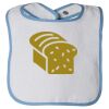 Infant Contrast Trim Terry Bib Thumbnail