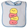 Infant Contrast Trim Terry Bib Thumbnail